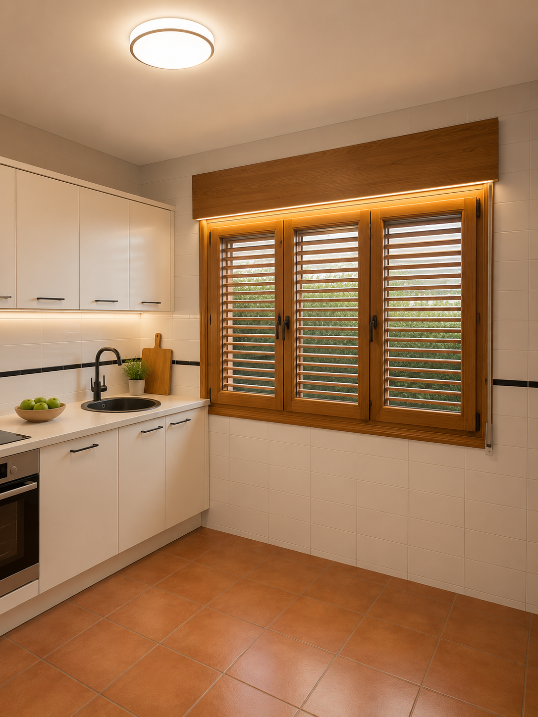 Obra terminada de reforma de Cocina y de Ventana en las Rozas de Madrid
