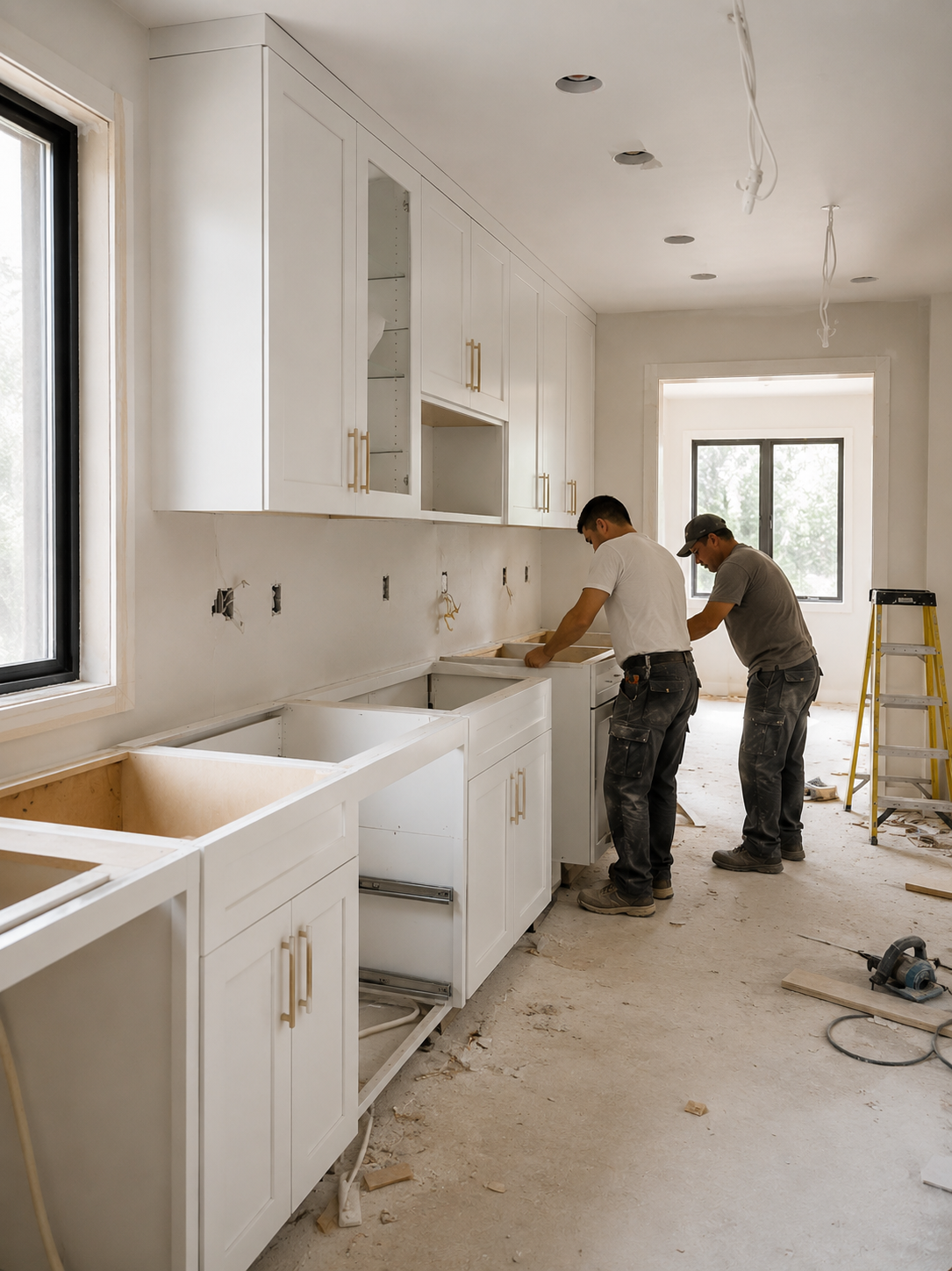 Obra de remodelación de cocina y cambio de suelos en las Rozas de Madrid